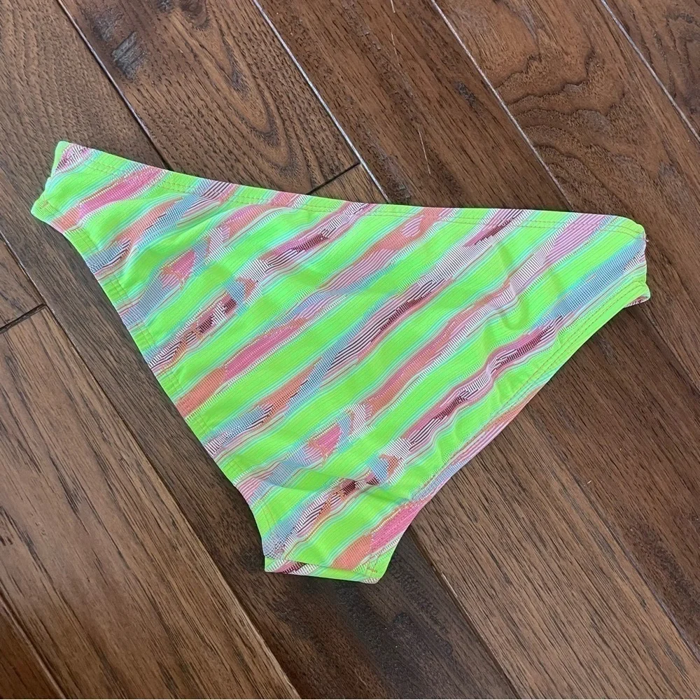L*Space Estella Striated Stripes Bikini Bottom